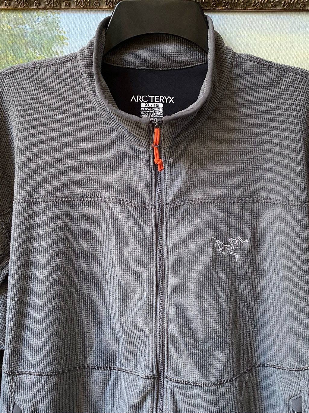 Arc’teryx Delta Lt Jacket Polartec Jacket Full Zip Anvil Gray Men’s Xl